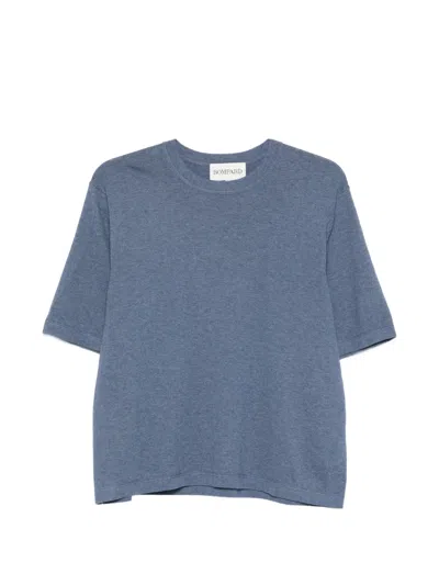 Bompard Round-neck T-shirt In Blue