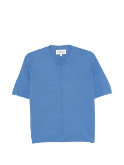 Bompard Round-neck T-shirt In Blue
