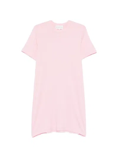 Bompard Round Neck T-shirt Dress In Pink