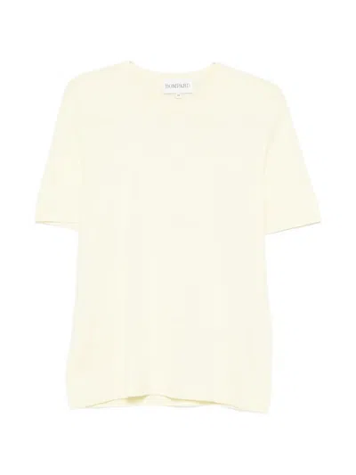 Bompard Round-neck T-shirt In Yellow