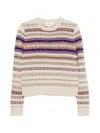 Bompard Round-neck Sweater In Multi
