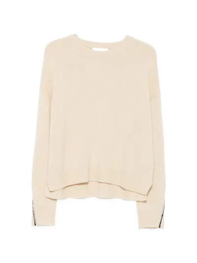 Bompard Pullover Mit Rundem Ausschnitt In Neutral