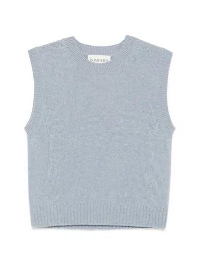 Bompard Round-neck Vest In Gray