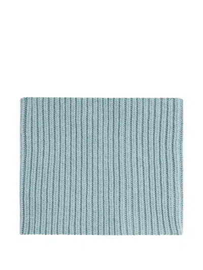 Bompard Sam Ribbed Cashmere Snood In Blue