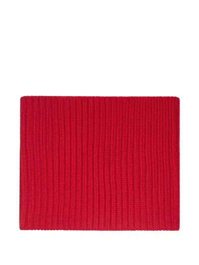Bompard Sam Ribbed Cashmere Snood In Red