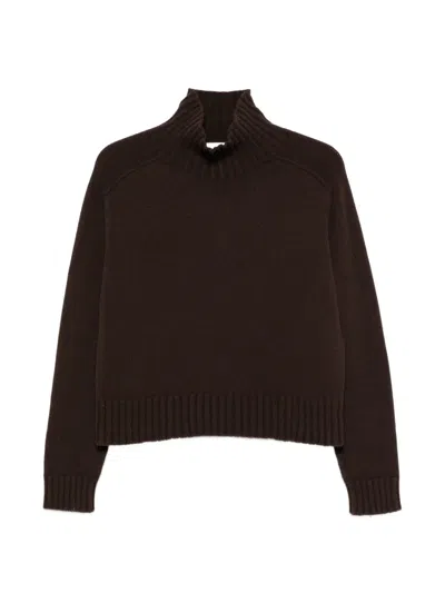 Bompard Seamless Cashmere Jumper In Brown