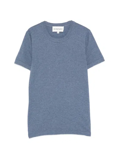 Bompard Short-sleeve Crew Neck T-shirt In Blue