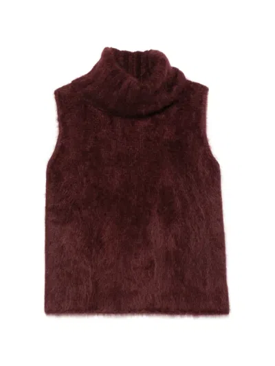 Bompard Sleeveless Top In Red