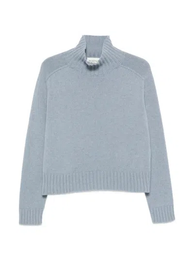 Bompard Turtleneck Cashmere Jumper In Blue