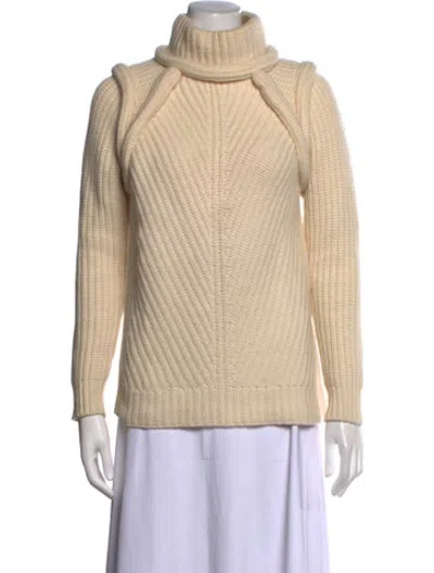 Pre-owned Bompard Turtleneck Sweater In Neutrals