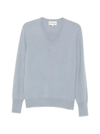 Bompard Kaschmirstrick Mit V-ausschnitt In Gray