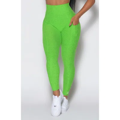 Bomshell Sportswear Curves Leggings In Green