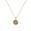 Bon Bon Fistral Gold Coin Pendent In Gold