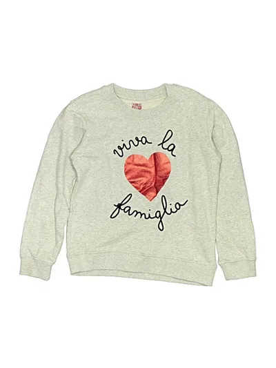 Pre-owned Bon Bon Kids' Sweatshirt In Silver