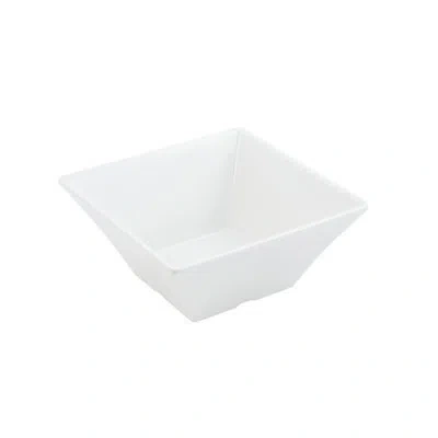 Bon Chef 52 Oz. Melamine Square Bowl In White
