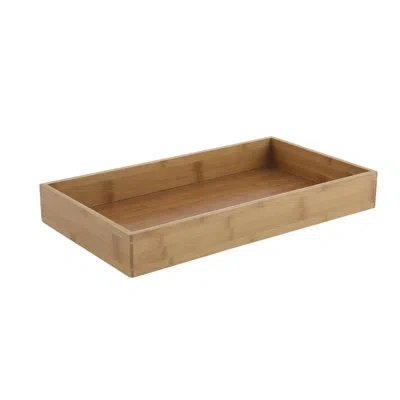 Bon Chef Bamboo Holder Full Size For Cold Wave Platter In Silver