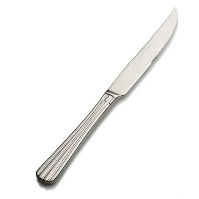 Bon Chef Britany Euro Solid Handle Steak Knife In Stainless Steel