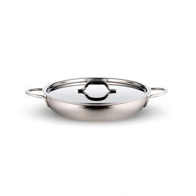 Bon Chef Classic Country French Saute Pan/skillet With Lid In Stainless Steel
