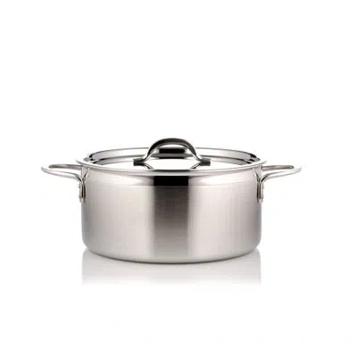 Bon Chef Classic Country French Soup Pot With Lid In Stainless Steel