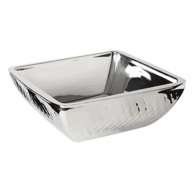 Bon Chef Cold Wave Miracle Serving Bowl In Stainless Steel