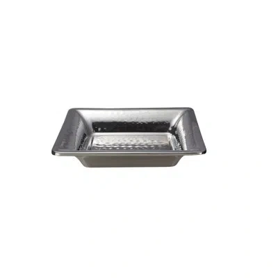 Bon Chef Cold Wave Platter In Silver