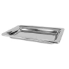 Bon Chef Cold Wave Platter In Silver