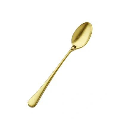 Bon Chef Como 18/10 Stainless Steel Ice Teaspoon In Gold Matte