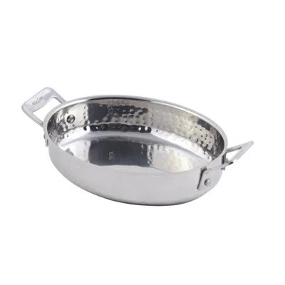 Bon Chef Cucina 1.19 Stainless Steel Oval Au Gratin Dish In Silver