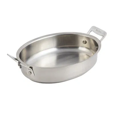 Bon Chef Cucina Oval Au Gratin Dish In Stainless Steel