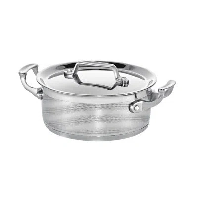 Bon Chef Cucina Stainless Steel Soup Pot With Lid In Silver