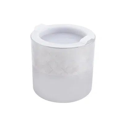 Bon Chef Diamond Cold Wave 24 Oz. Food Storage Container In Stainless Steel