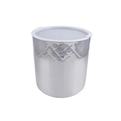 Bon Chef Diamond Cold Wave 384 Oz. Food Storage Container In Stainless Steel