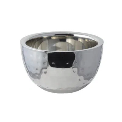 Bon Chef Double Wall 72 Fl Oz. Serving Bowl In Silver
