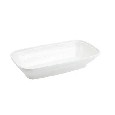 Bon Chef Dynasty Square Melamine 160 Fl Oz. Serving Bowl In Ivory