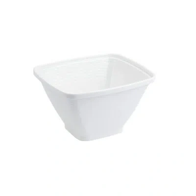 Bon Chef Dynasty Square Melamine Serving Bowl In Ivory