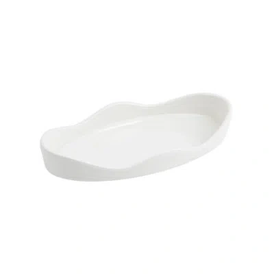 Bon Chef Euro Round Melamine 24 Fl Oz. Serving Bowl In Ivory