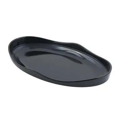 Bon Chef Euro Round Melamine 96 Fl Oz. Serving Bowl In Black