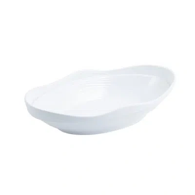 Bon Chef Euro Round Melamine 96 Fl Oz. Serving Bowl In White