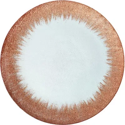 Bon Chef Foil Rim 13" Charger In Rose Gold