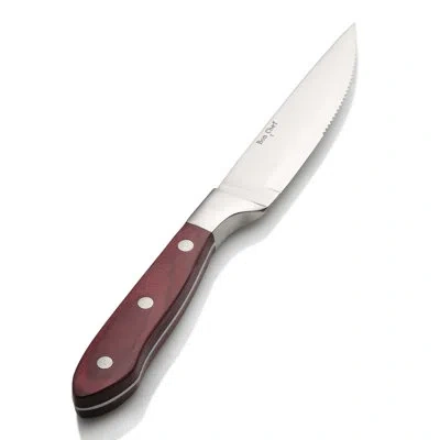 Bon Chef Gaucho 12 Piece Steak Knife Set In Brown