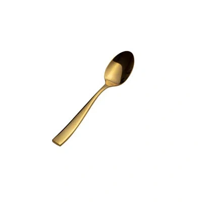 Bon Chef Manhattan 18/10 Stainless Steel Dinner Spoon In Gold