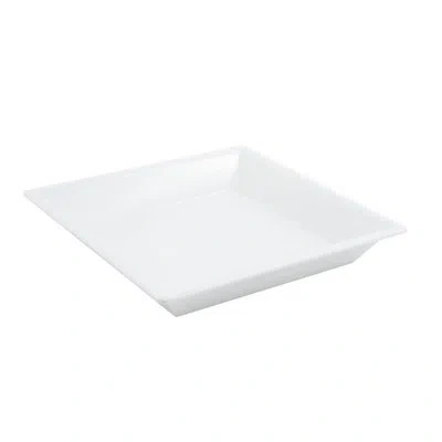 Bon Chef Melamine Square Serving Bowl In White