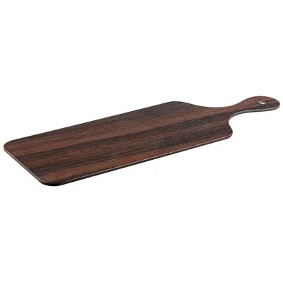 Bon Chef Melamine Walnut Wood Grain Design Serving Tray In Brown