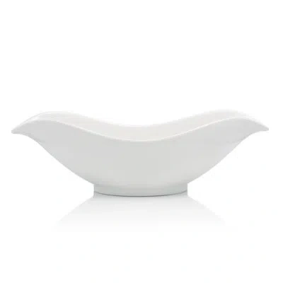 Bon Chef Petals Melamine 16 Fl Oz. Serving Bowl In White