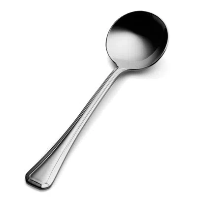 Bon Chef Prism Stainless Steel Soup Spoon In Silver