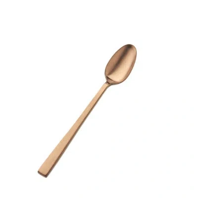 Bon Chef Roman 18/10 Stainless Steel Teaspoon In Rose Gold Matte