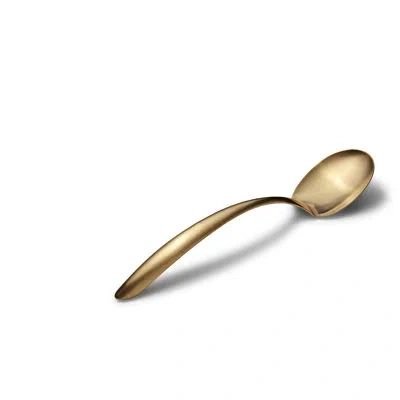 Bon Chef Serving Spoon In Gold Matte