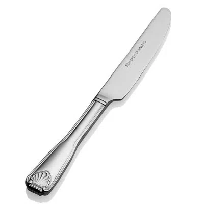 Bon Chef Shell Euro Solid Handle Butter Knife
