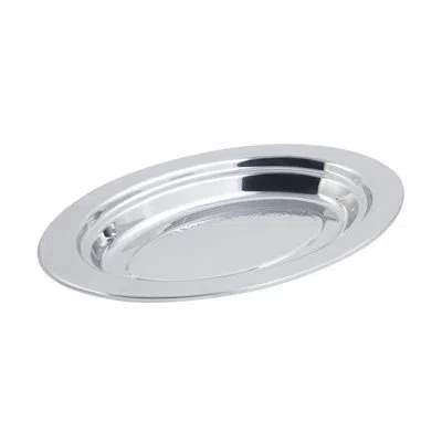 Bon Chef Single Wall 80 Fl Oz. Serving Bowl In Silver
