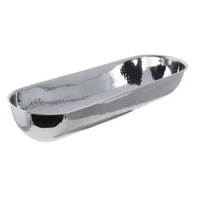 Bon Chef Single Wall 80 Fl Oz. Serving Bowl In Silver